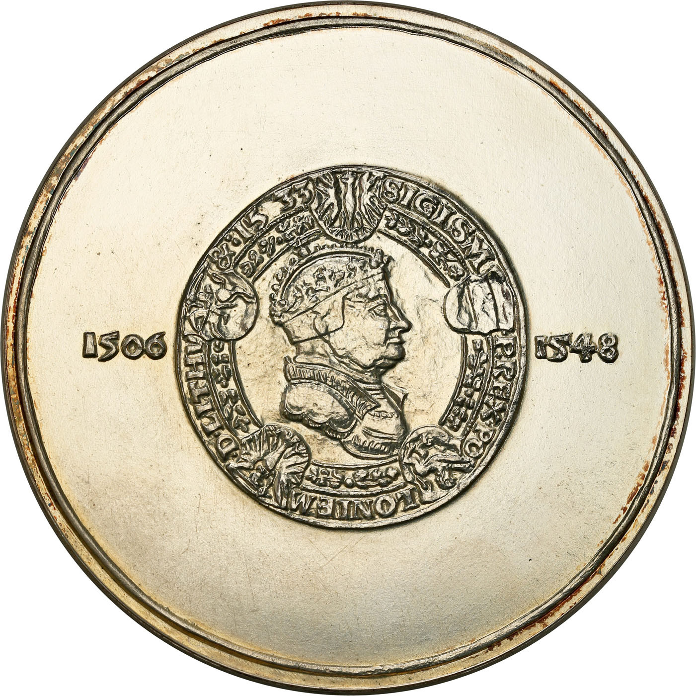 PRL. Medal, Zygmunt Stary 1979 - seria królewska, PTAiN, SREBRO